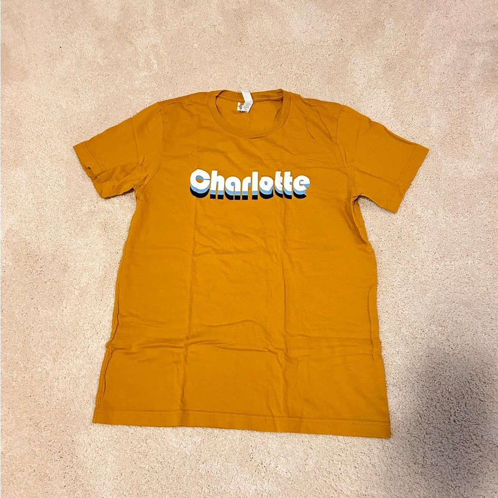 Mustard Yellow T-shirt (Charlotte North Carolina)